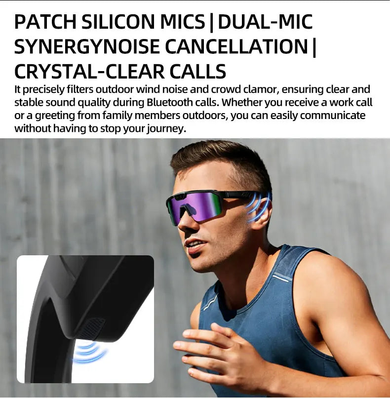HD 1080p Smart Glasses – Bluetooth, AI & Built-in Camera