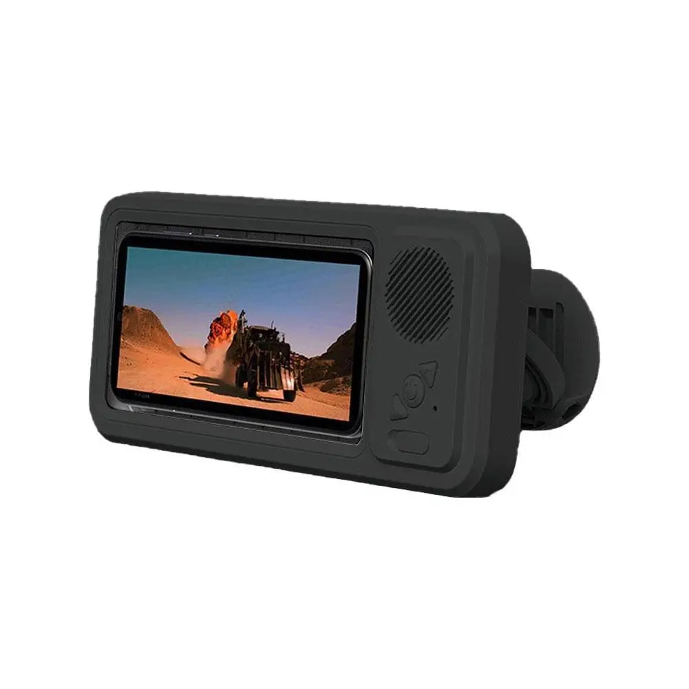 Waterproof Bluetooth Speaker Phone Case Holder 360° Rotation Bathroom Fog-Proof Mobile Phone Box Audio Bath TV Stand