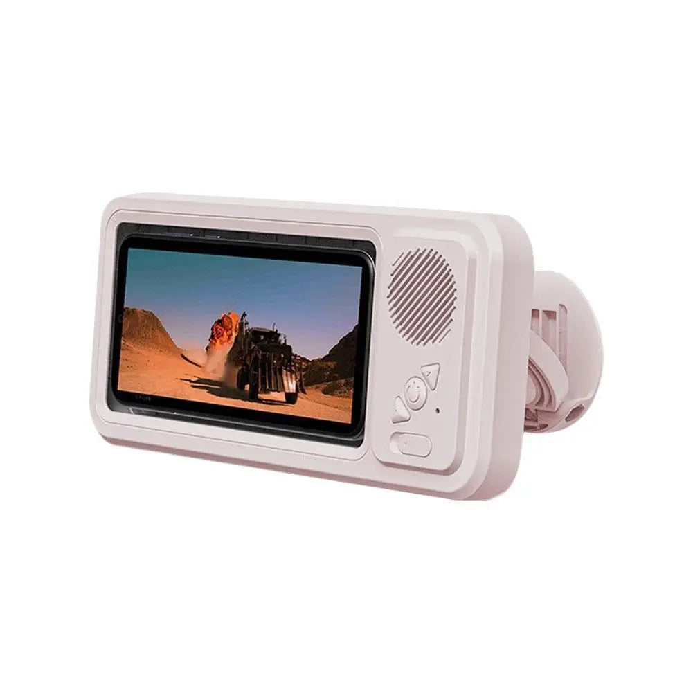 Waterproof Bluetooth Speaker Phone Case Holder 360° Rotation Bathroom Fog-Proof Mobile Phone Box Audio Bath TV Stand