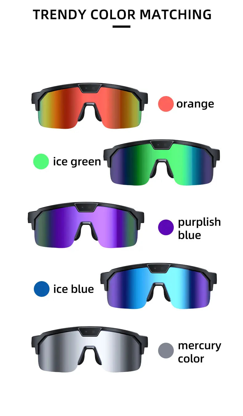HD 1080p Smart Glasses – Bluetooth, AI & Built-in Camera