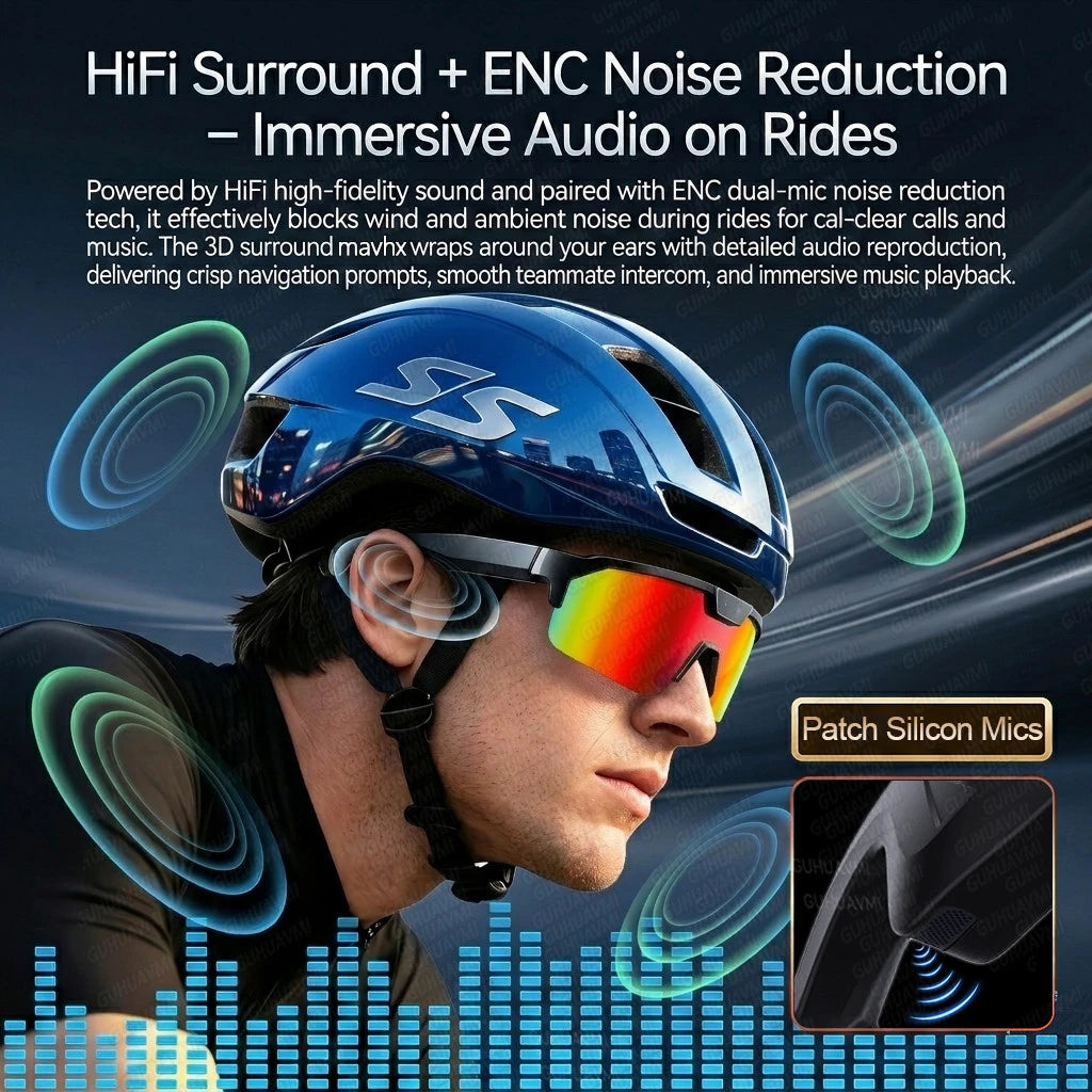 HD 1080p Smart Glasses – Bluetooth, AI & Built-in Camera