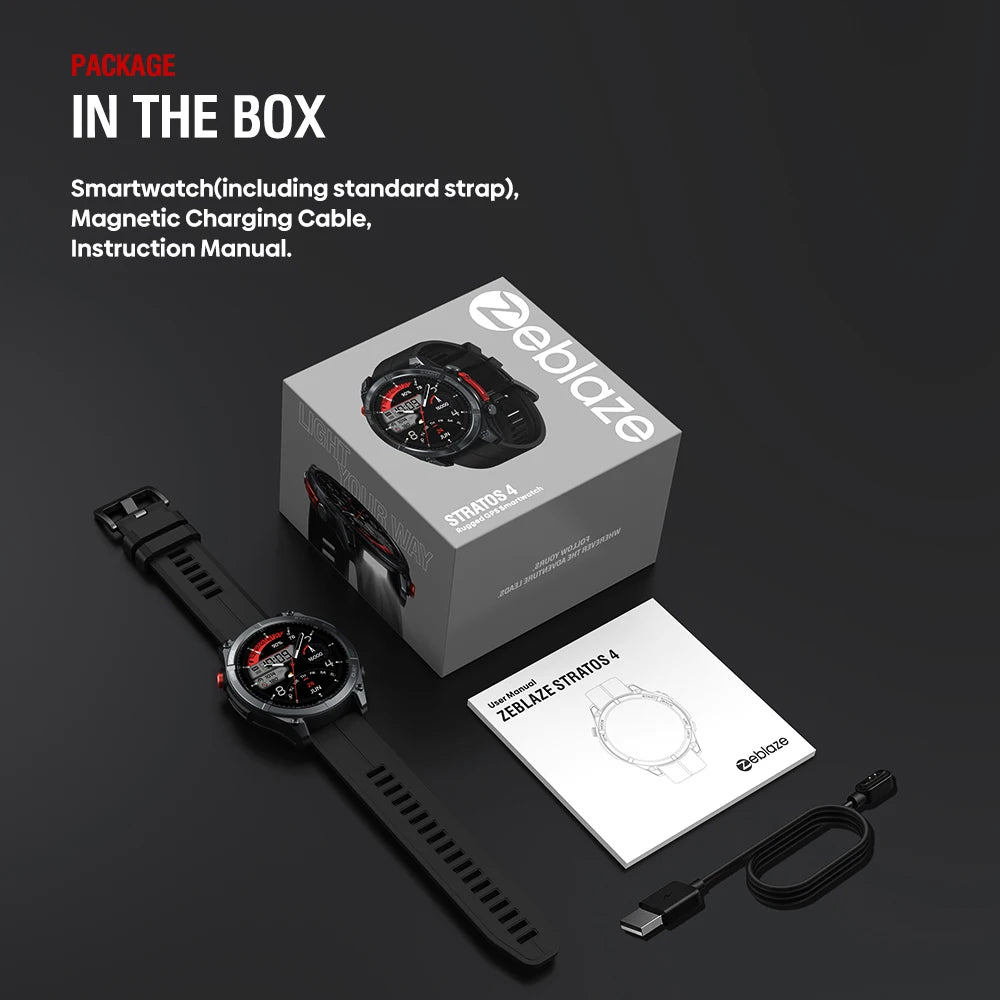 Zeblaze Stratos 4 GPS Smartwatch