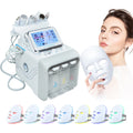 7 in 1 Small Bubble Deep Pore Cleaning Facial Cleansing Machine H2 O2 Hydra Dermabrasion Peel Oxygen Jet Beauty Equipment